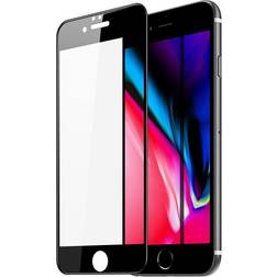 [2-PACK] Härdat glas iPhone 8 Plus iPhone 7 Plus Skärmskydd Svart